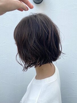 トップヘアー スパアンドリラクゼーション 安城(spa&relaxation) ショートボブ柔らかお洒落パーマ