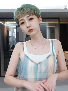 アルバム 銀座(ALBUM GINZA) ナチュラルカール_チェリーブラウンフェミニンロング_49282