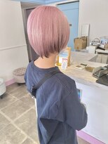 テクライズ 豊橋店(TECHRISE) ホワイトピンクアウターカラー