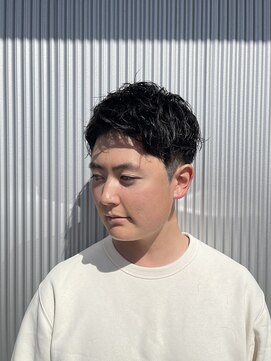 ヘアステーションフラット(HAIR STATION FLAT) 短髪無造作パーマ