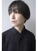 ハンサムマッシュショート×透明感グレージュ暗髪/kilto.富山
