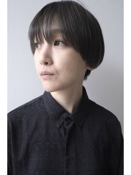 キルト(kilto.) ハンサムマッシュショート×透明感グレージュ暗髪/kilto.富山