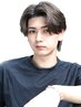 メンズカット+部分縮毛矯正 ¥13,700 *天神/韓流/流れる縮毛/韓国*