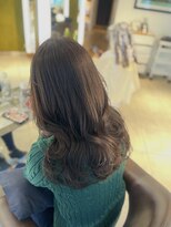 ヘアラウンジ ビーチ 青山 外苑前(hair lounge BEACH) ブリーチなしで作る透け感たっぷりオリーブグレージュくびれヘア