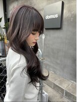 クロムス 梅田茶屋町店(clomus) 韓国風レイヤー 艶髪カラー
