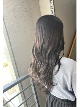 ブロッサム 北浦和店 バレイヤージュハイライトブリーチダブルカラー髪質改善北浦和