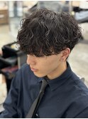 名古屋/メンズカット/メンズパーマ/波巻きパーマ/眉毛