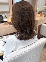 エレノア 渋谷公園通り店(Eleanor)&nbsp;ミディアムレイヤー×blue violet beige