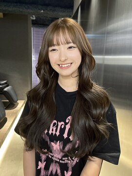 ペレ 栄店(PELE) 前髪/アンブレラカラー/こなれミディ/イメチェン/ウェーブパーマ