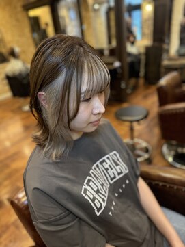 シャル 町田(shalu) 顔の明るさが出るフェイスフレーミング/グレージュ/10代20代