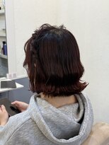 トッカ ヘアアンドトリートメント 難波店 編み込みが可愛いウェーブのハーフツイン