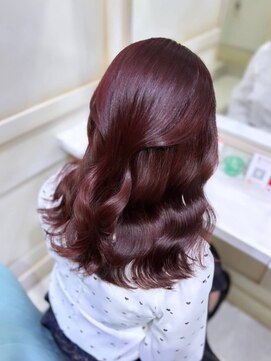 アソビ 表参道(ASOBI) ブリーチなしダブルカラー/ピンクカラー/学割U24/韓国/表参道