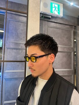 バーバーブロス 長堀店(BARBER BROS) 【barberBROS.】スパイキーショート　フェードカット　バーバー