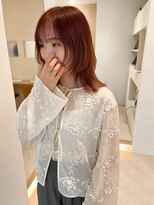 スニュウ(snuw)&nbsp;【snuw_ayano】アプリコットオレンジ/レイヤーカット