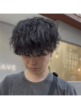 ウェーブ(WAVE) シャドウパーマ/ルーズパーマ/無造作パーマ/テテ風パーマ/メンズ