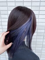 レベル 葛西店(LEVEL) インナーカラー/ケアブリーチ/ブルーブラック/アッシュ/我孫子