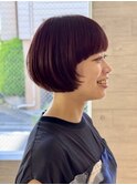 バルーンボブ×ワイドバング×シャギー