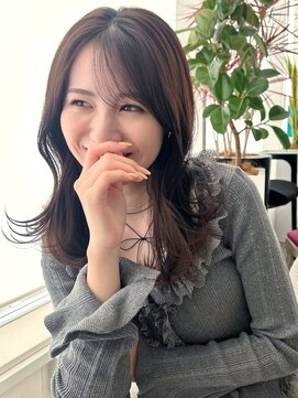 ケーツー あべのキューズモ－ル店(K-two) セミロングヘア*レイヤーカット*くびれヘア*顔周り*髪質改善