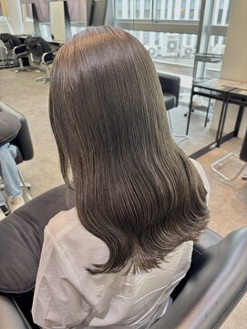 ケンジ ツルヤチョウ(KENJE tsuruyacho) ブリーチなしダブルカラー／オリーブ／ベージュ／グレージュ