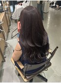 白髪ぼかしハイライトカラー＊ラベンダーグレー