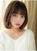 □艶髪カーキベージュハイライト大人ボブ307北浦和20代30代40代