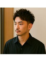 スープレックス ヘアーデザイン(SOUPREX HAIR DESIGN)&nbsp;大人メンズツーブロック　20代 30代 40代 50代 60代　学割