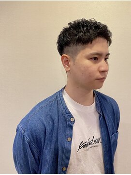 銀座マツナガ 浅草店 直毛さん大人気！ツーブロショートでもできる癖毛風パーマ