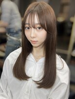 ジーナ 池袋(Zina) 髪質改善/TOKIOトリートメント/ヘーゼルブラウン/ストレート