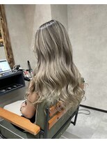 サニー 渋谷(SUNNY)&nbsp;バレイヤージュ、ハイライト、レイヤーカット、ダブルカラー