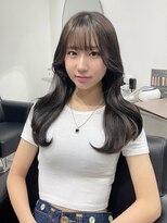 ジン(JIN)&nbsp;☆韓国巻き☆韓国暗髪☆くびれヘア☆レイヤーカット☆久留米☆