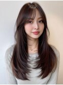 動きたっぷりレイヤーカット