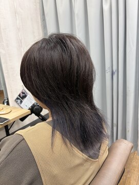テーラヘアー 幕張本郷店(TELA HAIR) 白髪ぼかし×パープルグレーウルフ