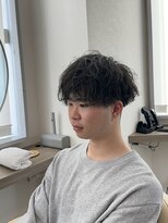 ティエル 町田店(tiel) 無造作×波巻き【大人男子スタイル】