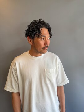 シュンギクヘアステイション(SHUNGIQ=HAIR STATION) シャドウグランジパーマ