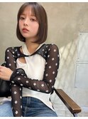 Melt【新宿】レイヤーボブ×ブラウンカラー