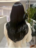 桑名ロングレイヤーカットハッシュカット透明感カラー重めロング