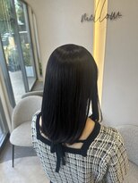 メロウ(mellow) 透明感たっぷり◎赤みを抑えたアッシュグレージュ艶カラー♪