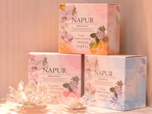 長岡では唯一「NAPUR」のオーガニックをヘアケアを扱っています