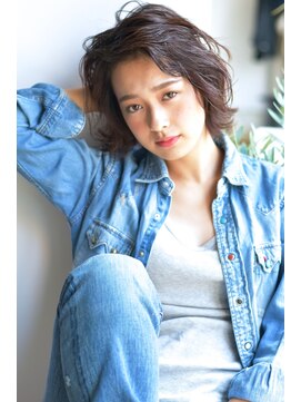 モーブ(MAUVE) MAUVE☆AW外国人風アップバングボブ