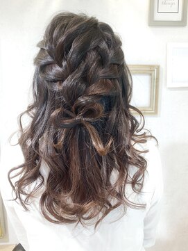 カルテット(Quartett) 【Quartett】リボンハーフアップ