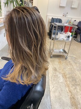 ナイーブヘアデザイン(NAiVE HAIR DESIGN) 【NAiVE HAIR】抜け感ヘアカラーグレージュ