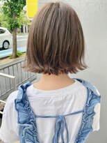 ジャム(JAM)&nbsp;【JAM武庫之荘】シアベージュ×切りっぱなしボブ