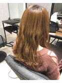パーマ風スタイリング