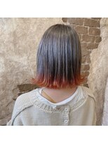 マギーヘア(magiy hair)&nbsp;magiy hair[yumoto] 裾カラーオレンジ