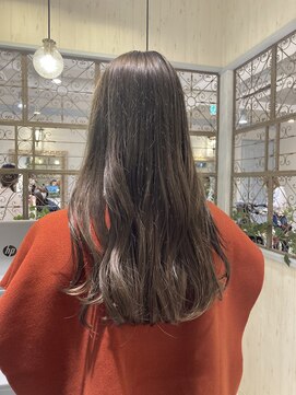 ラ ブランシュ 大宮(La Blanche) 大宮/ミニウルフ/テラコッタ/デジタルパーマ/くすみブルー/前髪