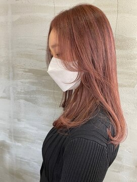 ヘアアンドビューティー クローバー(Hair&Beauty Clover) pink brown color/ベビーピンク