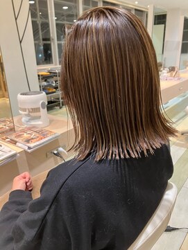 ヘアークラフト アニー 南郷18丁目店(HAIR CRAFT Annie) ハイライトボブ