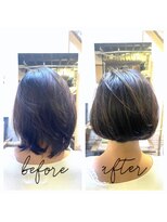 アックスピュア(axe pure)&nbsp;シークレットハイライト★ボブスタイル