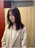 透明感髪質改善ベージュダブルカラーミルクティーグレージュ