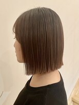 レリコ ニド(Relico-nid) 髪質改善10代20代30代ハイライト前髪カット韓国風タッセルボブ